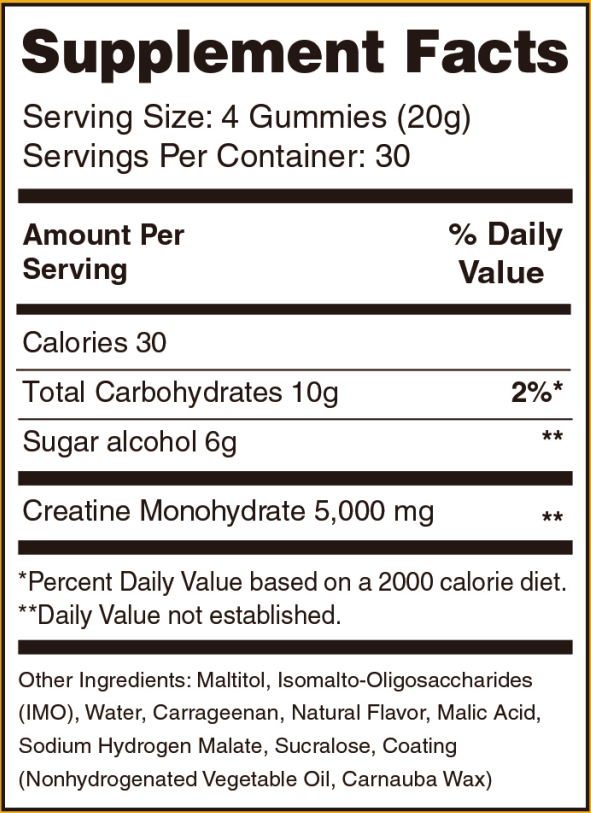 Creatine Gummies - Captain's PassionBerry Curse